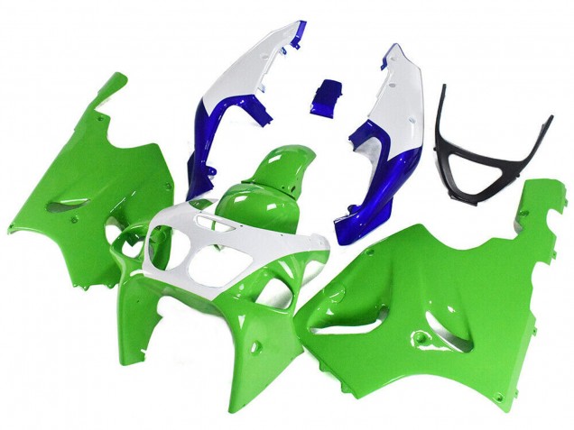 Carenados Moto Kawasaki ZX7R 1996-2003 - Blanco Verde Azul Baratos