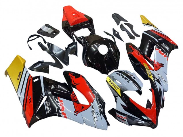 Carenados Moto Honda CBR1000RR 2004-2005 - Amarillo Rojo Blanco Lustroso Rojo Bull Repsol HRC Baratos