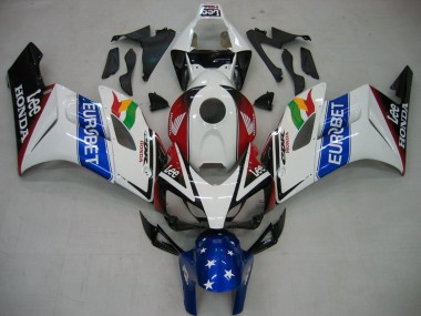 Carenados Moto Honda CBR1000RR 2004-2005 - Blanco Azul Rojo Negro Brillante Estrella EuroBet Lee Baratos