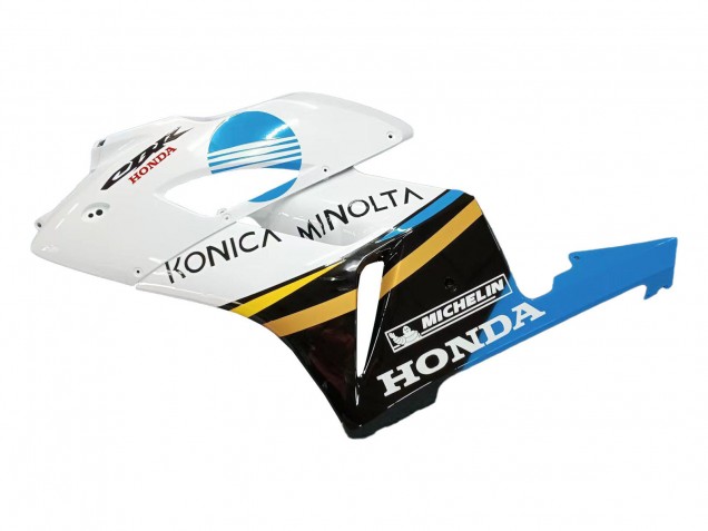 Carenados Moto Honda CBR1000RR 2004-2005 - Blanco Azul Claro Amarillo Negro Konica Minolta Baratos