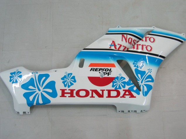 Carenados Moto Honda CBR1000RR 2004-2005 - Blanco Azul Nieve Nastro Azzurro 46 Baratos