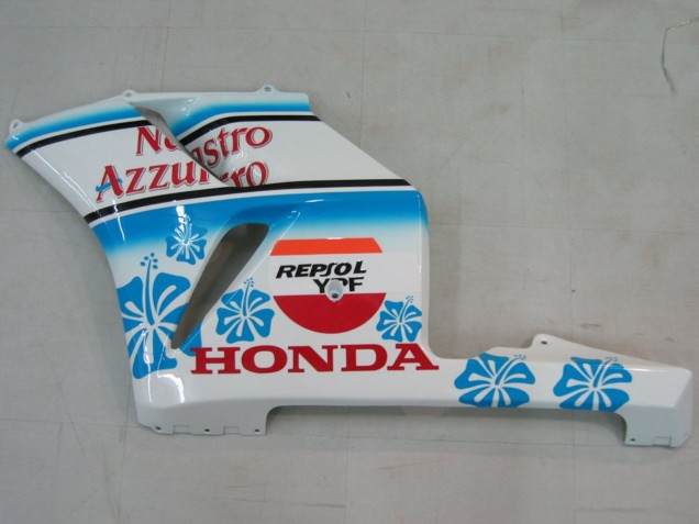 Carenados Moto Honda CBR1000RR 2004-2005 - Blanco Azul Nieve Nastro Azzurro 46 Baratos