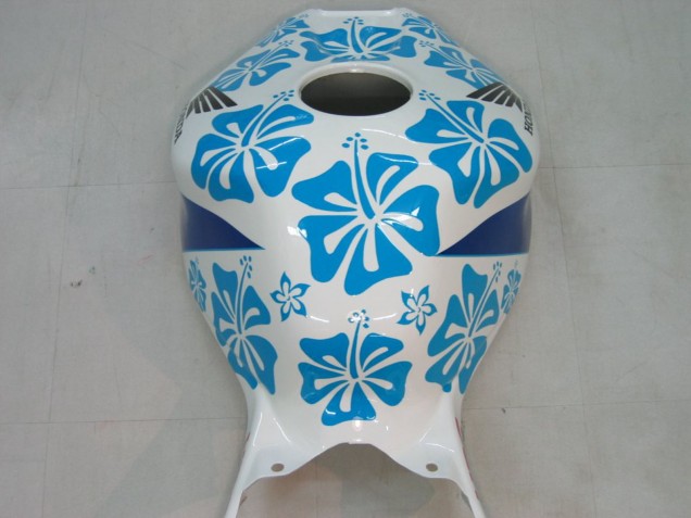 Carenados Moto Honda CBR1000RR 2004-2005 - Blanco Azul Nieve Nastro Azzurro 46 Baratos