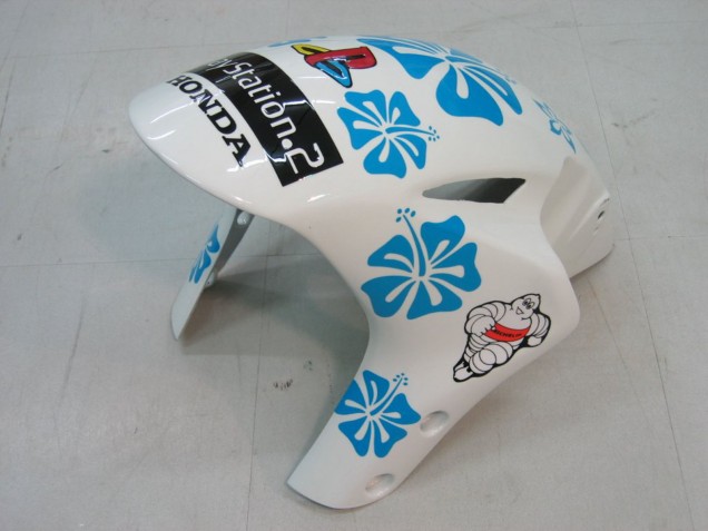 Carenados Moto Honda CBR1000RR 2004-2005 - Blanco Azul Nieve Nastro Azzurro 46 Baratos