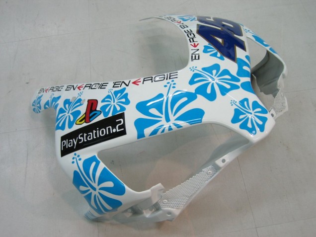 Carenados Moto Honda CBR1000RR 2004-2005 - Blanco Azul Nieve Nastro Azzurro 46 Baratos