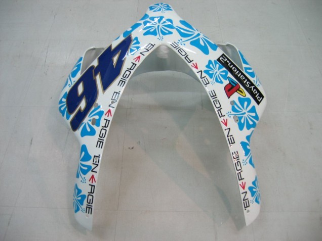 Carenados Moto Honda CBR1000RR 2004-2005 - Blanco Azul Nieve Nastro Azzurro 46 Baratos