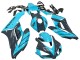 Carenados Moto Honda CBR1000RR 2004-2005 - Azul Claro Negro Brillante Baratos