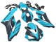 Carenados Moto Honda CBR1000RR 2004-2005 - Azul Claro Negro Brillante Baratos