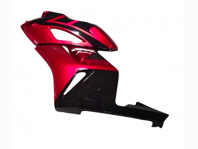 Carenados Moto Honda CBR1000RR 2004-2005 - Rojo Negro Brillante Raya Baratos