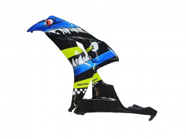Carenados Moto Honda CBR1000RR 2006-2007 - Azul Fluorescent Verde Negro Brillante Tiburón 46 Baratos