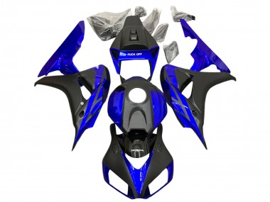 Carenados Moto Honda CBR1000RR 2006-2007 - Azul Negro Mate Baratos