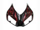 Carenado Moto Honda CBR1000RR 2006-2007 - Negro Brillante Rojo Llama Baratos