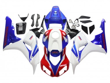 Carenado Moto Honda CBR1000RR 2006-2007 - Blanco Rojo Azul HRC Baratos