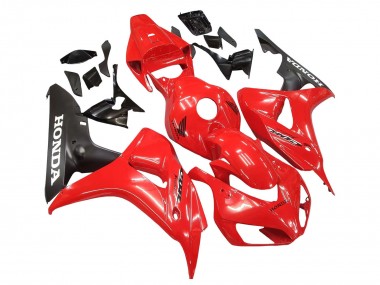 Carenados Moto Honda CBR1000RR 2006-2007 - Rojo Negro Mate Baratos
