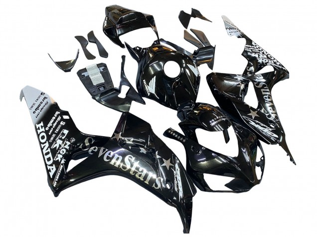 Carenados Moto Honda CBR1000RR 2006-2007 - Negro Brillante Oro SevenStars Baratos