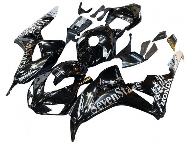 Carenados Moto Honda CBR1000RR 2006-2007 - Negro Brillante Oro SevenStars Baratos