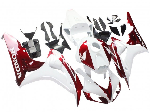 Carenados Moto Honda CBR1000RR 2006-2007 - Blanco Rojo Baratos