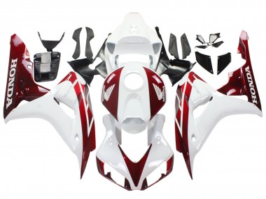 Carenados Moto Honda CBR1000RR 2006-2007 - Blanco Rojo Baratos