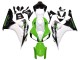 Carenado Moto Honda CBR1000RR 2006-2007 - Blanco Verde Negro Brillante Baratos