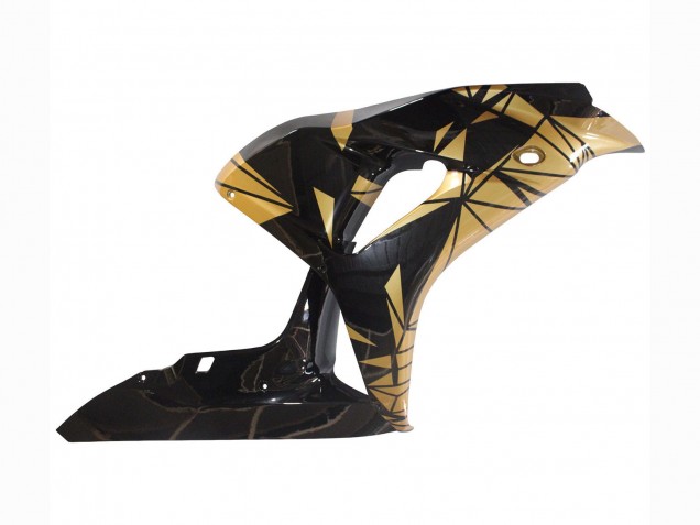 Carenados Moto Honda CBR1000RR 2006-2007 - Oro Negro Brillante Baratos