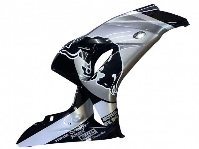 Carenados Moto Honda CBR1000RR 2006-2007 - Plata Negro Brillante Rojo Bull Baratos