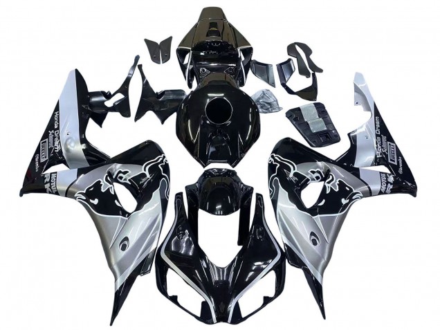 Carenados Moto Honda CBR1000RR 2006-2007 - Plata Negro Brillante Rojo Bull Baratos