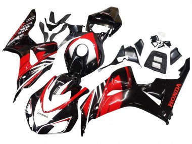 Carenados Moto Honda CBR1000RR 2006-2007 - Rojo Negro Brillante Baratos