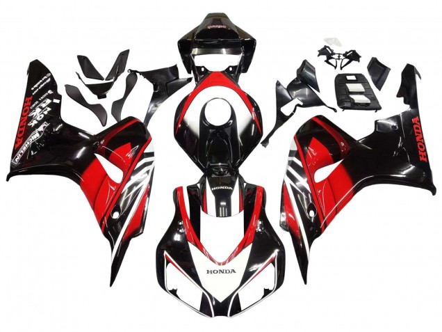 Carenados Moto Honda CBR1000RR 2006-2007 - Rojo Negro Brillante Baratos