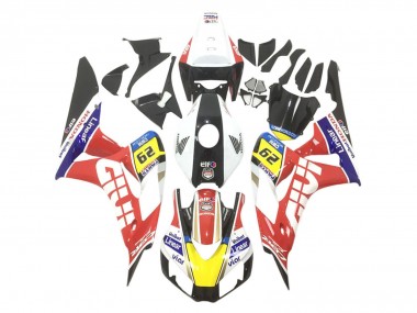 Carenados Moto Honda CBR1000RR 2006-2007 - Blanco Rojo Amarillo Azul Negro Givi Elf UniBat 29 Baratos