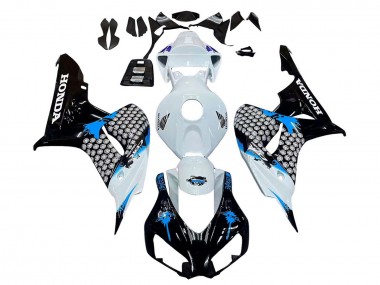 Carenado Moto Honda CBR1000RR 2006-2007 - Blanco Azul Negro Brillante Baratos