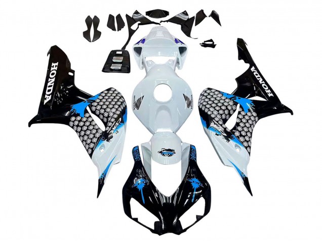 Carenado Moto Honda CBR1000RR 2006-2007 - Blanco Azul Negro Brillante Baratos