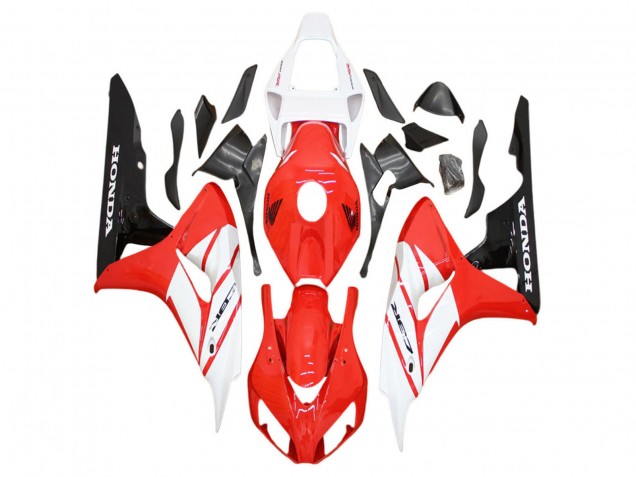 Carenado Moto Honda CBR1000RR 2006-2007 - Blanco Rojo Negro Brillante Baratos