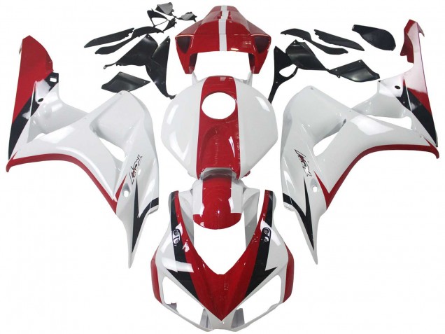 Kits Carenado Moto Honda CBR1000RR 2006-2007 - Blanco Rojo Negro Brillante Baratos