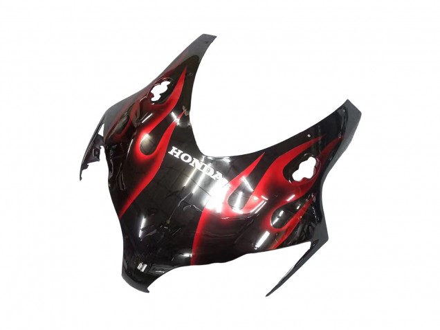 Carenado Moto Honda CBR1000RR 2008-2011 - Negro Brillante Rojo Llama Baratos