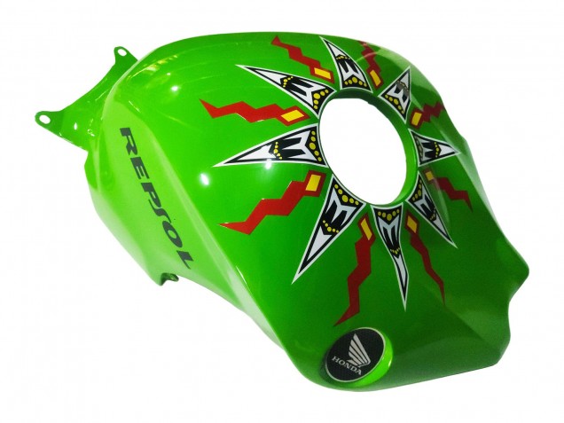 Carenados Moto Honda CBR1000RR 2008-2011 - Verde Naranja Negro Brillante Rossi Michelin 46 Baratos