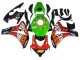 Carenados Moto Honda CBR1000RR 2008-2011 - Verde Naranja Negro Brillante Rossi Michelin 46 Baratos