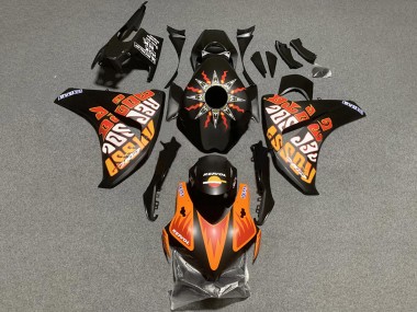 Carenados Moto Honda CBR1000RR 2008-2011 - Negro Mate Naranja Repsol Rossi Baratos