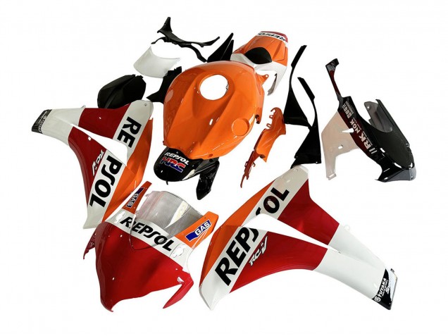 Carenado Moto Honda CBR1000RR 2008-2011 - Naranja Blanco Rojo Negro Brillante Repsol HRC Baratos