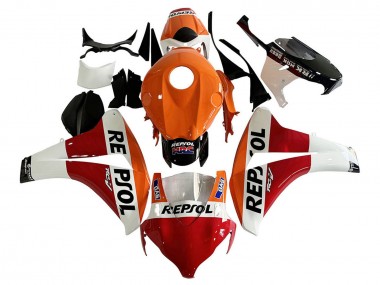 Carenado Moto Honda CBR1000RR 2008-2011 - Naranja Blanco Rojo Negro Brillante Repsol HRC Baratos