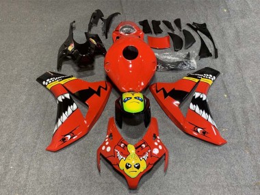 Carenados Moto Honda CBR1000RR 2008-2011 - Rojo Amarillo Negro Brillante Tiburón Baratos