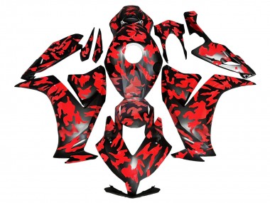 Carenados Moto Honda CBR1000RR 2012-2016 - Rojo Negro Brillante Baratos