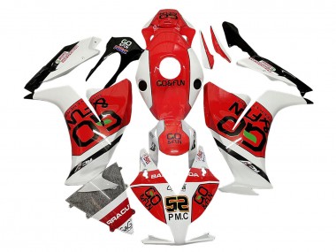 Carenados Moto Honda CBR1000RR 2012-2016 - Blanco Rojo Negro Go Fun Baratos