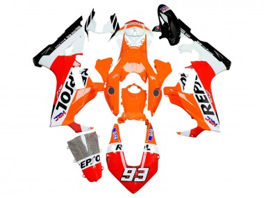 Carenados Moto Honda CBR1000RR 2017-2023 - Blanco Naranja Rojo Negro Brillante HRC Repsol 93 Baratos