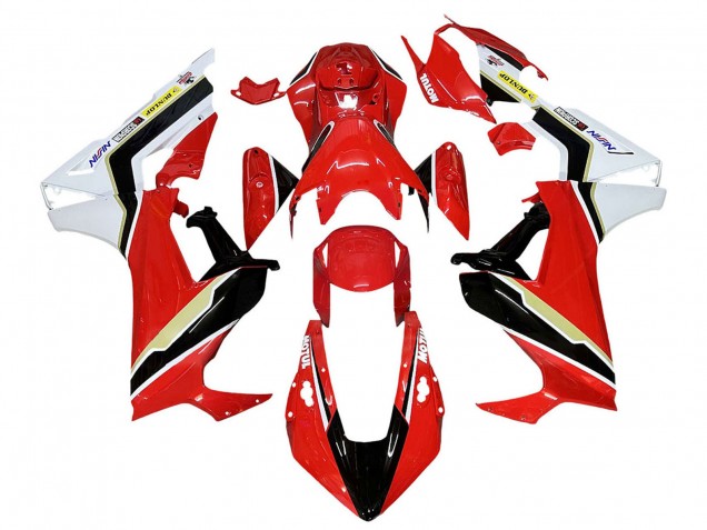 Carenado Moto Honda CBR1000RR 2017-2023 - Blanco Rojo Negro Baratos