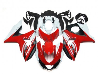 Carenado Moto Suzuki GSXR 1000 2009-2016 - Blanco Rojo Negro Baratos