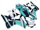 Carenados Moto Honda CBR1000RR 2017-2023 - Blanco Azul Claro Negro Brillante Baratos