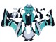 Carenados Moto Honda CBR1000RR 2017-2023 - Blanco Azul Claro Negro Brillante Baratos