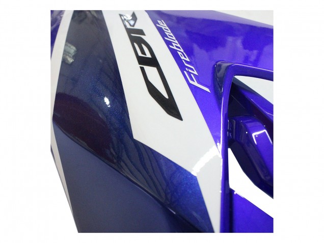 Carenados Moto Honda CBR1000RR 2017-2024 - Blanco Azul Baratos