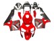 Carenados Moto Honda CBR600RR 2003-2004 - Rojo Negro Mate Carrera Baratos
