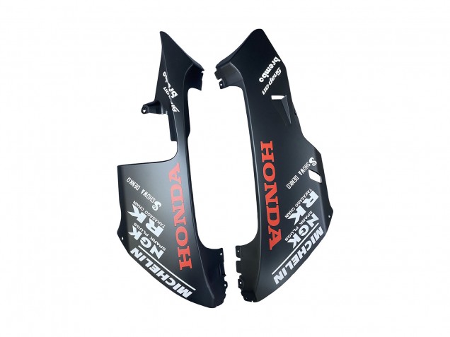 Carenados Moto Honda CBR600RR 2003-2004 - Negro Mate Naranja Repsol Rossi 46 Baratos
